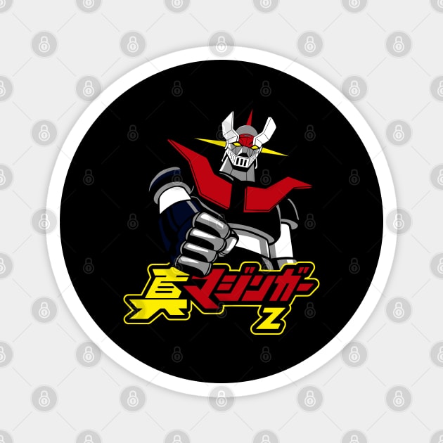 Mazinger Z Rocket Punch Retro Design Magnet by Otaku Vibes